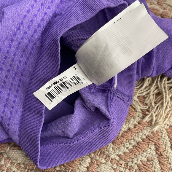 GYMSHARK VITAL SEAMLESS 2.0 2-IN-1 SHORTS Bright Purple Marl Size XS - Picture 15 of 16